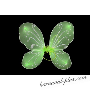 Крылья бабочки цвет салатовый